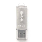Флеш пам'ять HI-RALI Rocket 64GB Flash Drive USB2.0 універсальний накопичувач/флешка для зберігання, перенесення та обміну даними для пристроїв/ПК/ноутбука Сталевий