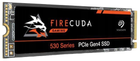 Dysk SSD Seagate FireCuda 530 2TB M.2 2280 NVMe 1.4 PCIe 4.0 x4 3D NAND TLC (ZP2000GM3A013) - obraz 2