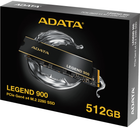 Dysk SSD ADATA Legend 900 512GB M.2 2280 NVMe 1.4 PCIe 4.0 x4 3D NAND TLC (SLEG-900-512GCS) - obraz 7