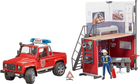 Zestaw do zabawy Bruder Fire station with a Land Rover Defender (62701) (4001702627027) - obraz 3