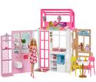 Ігровий набір Mattel Barbie з будиночком 19 предметів (194735007677) - зображення 2
