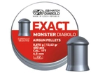 Кулі JSB Exact Monster Diabolo, 0,87 г 4,52 мм (400 шт.)