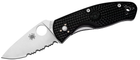 Нож Spyderco Persistence Lightweight FRN полусеррейтор Black (871521) - изображение 1