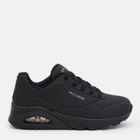 Жіночі снікери Skechers Uno-Stand on Air 73690-BBK 38.5 (8.5US) 25.5 см Чорні (193113018335) - зображення 1