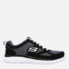 Чоловічі кросівки Skechers Burns-Agoura 52635-BKW 42.5 (9.5US) 27.5 см Чорний/Білий (190872054833)