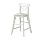 Дитячий високий стілець від 3 років Ikea Ingolf White
