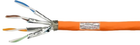 Patchcord LogiLink Cat 7a S/FTP 100 m Orange (4052792059670) - obraz 1