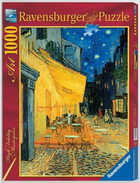 Пазл Ravensburger Art Collection Тераса кафе вночі 1000 елементів (4005556153732) - зображення 1