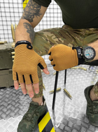 Тактичні рукавички Tactical Gloves Elite Coyote L - изображение 1