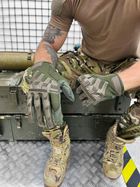 Тактичні рукавички M-Pact Tactical Gloves Olive XL - зображення 1