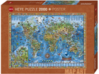 Puzzle Heye Wspaniały Świat 2000 elementów (4001689298463)