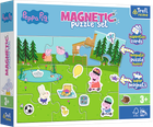 Puzzle Trefl magnetyczne Zabawy Peppy Peppa Pig 9 elementów (5900511931648)