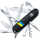 Ніж Victorinox Huntsman Ukraine Black "Прапор України" (1.3713.3_T1100u) - зображення 1