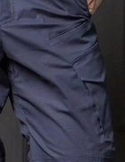 Костюм чоловічий ДСНС демісезонний. Комплект флісова кофта + штани темно-синій 44 - зображення 4