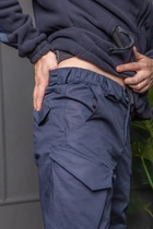 Костюм мужской ДСНС демисезонный. Комплект флисовая кофта + брюки темно-синий 44 - изображение 6