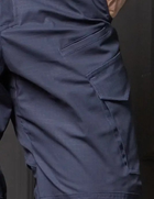 Костюм мужской ДСНС демисезонный. Комплект флисовая кофта + брюки темно-синий 46 - изображение 4