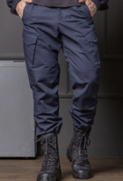 Костюм чоловічий ДСНС демісезонний. Комплект флісова кофта + штани темно-синій 56 - зображення 5