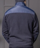 Костюм чоловічий ДСНС демісезонний. Комплект флісова кофта + штани темно-синій 48 - зображення 10