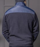 Костюм чоловічий ДСНС демісезонний. Комплект флісова кофта + штани темно-синій 52 - зображення 10