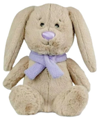 Maskotka TM Toys Szary króliczek z fioletowym noskiem 25 cm (5904754600675) - obraz 1