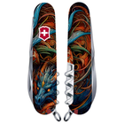 Швейцарский нож Victorinox CLIMBER ZODIAC 91мм/14 функций, Сапфировый дракон - изображение 1
