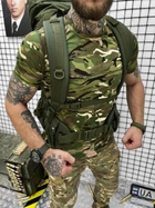 Рюкзак тактичний рамний Tactical Backpack Olive 100 л - изображение 4