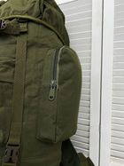 Рюкзак тактичний рамний Tactical Backpack Olive Elite 65 л - изображение 5