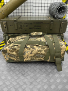 Тактична сумка баул Tactical Bag Backpack 100 л Піксель - зображення 5