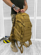 Рюкзак тактичний з утримувачам для шолома Tactical Backpack Coyote 30 л - зображення 5