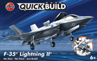 Plastikowy model do składania Airfix QuickBuild samolot F-35B Lightning II (5055286661471) - obraz 1