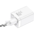 Сетевое зарядное устройство Baseus Super Si Pro Quick Charger C+U 30W White (CCSUPP-E02)