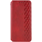 Чехол книжка GETMAN Cubic (PU) для Xiaomi Redmi Note 13 Pro 4G / Poco M6 Pro 4G Красный