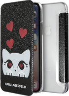 Etui z klapką Karl Lagerfeld Valentine do Apple iPhone X/Xs Black (3700740413647) - obraz 1