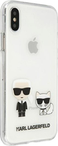 Панель Karl Lagerfeld Karl&Choupette do Apple iPhone Xs Max Transparent (3666339055059) - зображення 2
