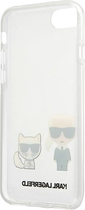 Панель Karl Lagerfeld Karl&Choupette do Apple iPhone 7/8 Transparent (3700740494165) - зображення 3