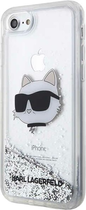 Etui Karl Lagerfeld Glitter Choupette Head do Apple iPhone 7/8/SE 2020/SE 2022 Silver (3666339118853) - obraz 2