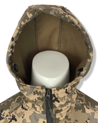 Куртка тактическая SoftShell зимняя пиксель размер L - изображение 7
