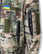Куртка тактическая SoftShell зимняя мультикам размер M - изображение 9
