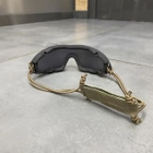 Очки баллистические Swiss Eye Infantry, затемненная линза, сертифицированы, очки тактические - изображение 5