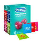 Prezerwatywy Durex Suprise Me mix dla przyjemności odkrywania 40 szt (5900627095661) - obraz 1