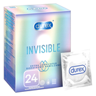 Prezerwatywy Durex Invisible dodatkowo nawilżane cienkie 24 szt (5900627081442) - obraz 1