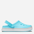 Дитячі крокси для дівчинки Crocs Off Court Clog KCR208477 33-34 Блакитні (196265325009) - зображення 1