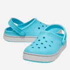 Дитячі крокси для дівчинки Crocs Off Court Clog TCR208479 23-24 Блакитні (196265325252) - зображення 2
