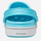 Дитячі крокси для дівчинки Crocs Off Court Clog TCR208479 22-23 Блакитні (196265325245) - зображення 4