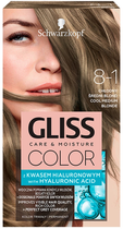 Farba do włosów Gliss Color Care & Moisture 8-1 Chłodny Średni Brąz 143 ml (9000101272260) - obraz 1
