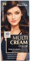 Farba do włosów Joanna Multi Cream Color 39 Orzechowy Brąz 100 ml (5901018013271) - obraz 1