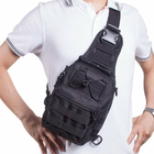Качественная тактическая сумка, укрепленная мужская сумка рюкзак тактическая слинг - изображение 2