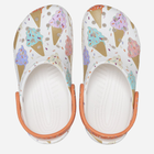 Chodaki dziecięce dla dziewczynki Crocs Classic ice Cream Graphic Clgk CR208575 30-31 Wielokolorowe (196265345748) - obraz 3