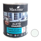 Эмаль алкидная белая матовая Maxima 0,7 кг