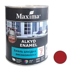 Эмаль алкидная красная Maxima 0,7 кг